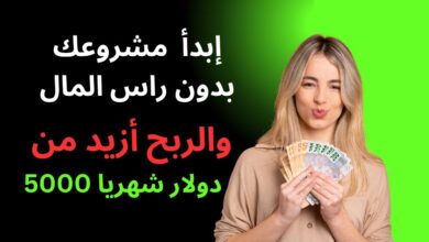 ابدأ مشروعك بدون رأس مال